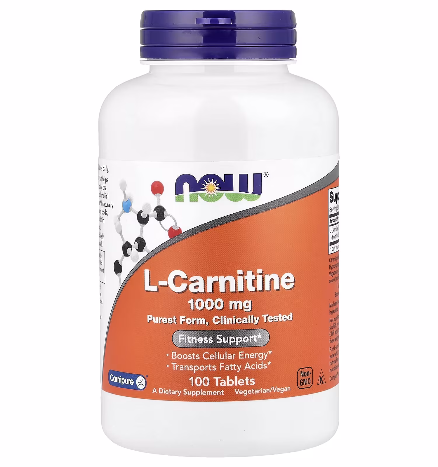 NOW L-Carnitine 100 Capsules